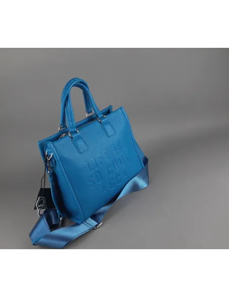 Gio Cellini - Borsa A Mano Donna Blu Avion Prezzo 99,00