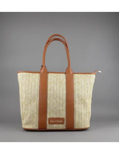 Gio Cellini - Shopping Donna Rafia Beige Marrone Prezzo 69,00