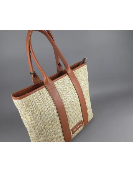 Gio Cellini - Shopping Donna Rafia Beige Marrone Prezzo 69,00