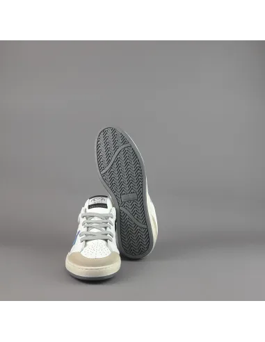 Ama Brand - Sneakers Uomo Sun Pelle Bianco Spoiler Grigio Prezzo 210,00