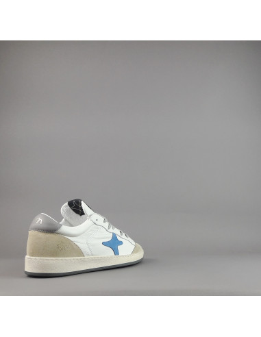 Ama Brand - Sneakers Uomo Sun Pelle Bianco Spoiler Grigio Prezzo 210,00