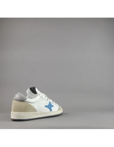 Ama Brand - Sneakers Uomo Sun Pelle Bianco Spoiler Grigio Prezzo 210,00