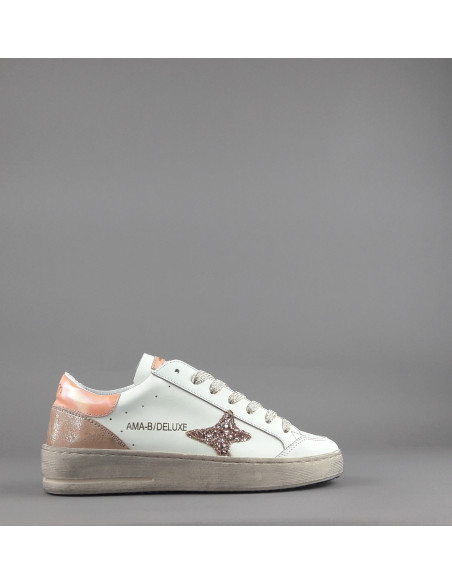 Ama Brand - Sneakers Donna Slam Pelle Bianco Prezzo 205,00
