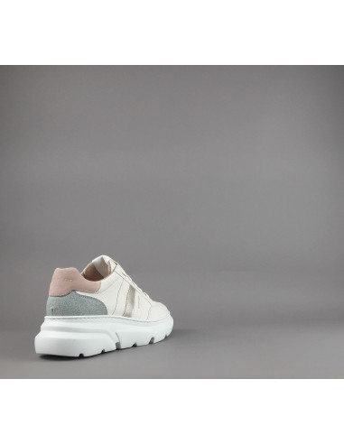 Stokton - Sneakers Donna Pelle Bianco Opaco Prezzo 199,00