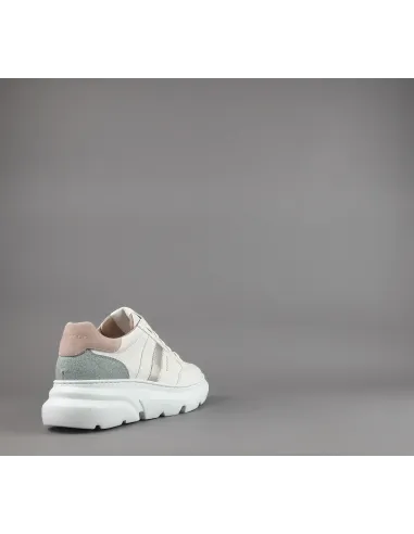 Stokton - Sneakers Donna Pelle Bianco Opaco Prezzo 199,00