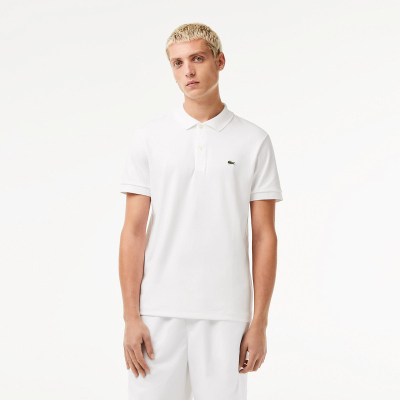 Lacoste - Polo Uomo In Cotone Pima Bianco Prezzo 100,00