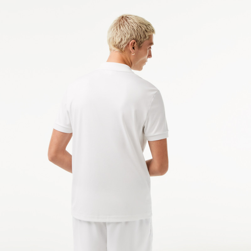 Lacoste - Polo Uomo In Cotone Pima Bianco Prezzo 100,00