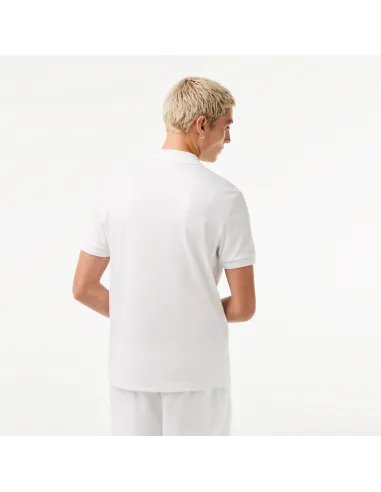 Lacoste - Polo Uomo In Cotone Pima Bianco Prezzo 100,00