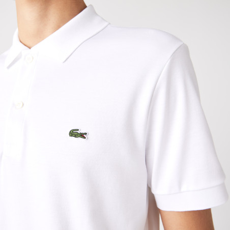 Lacoste - Polo Uomo In Cotone Pima Bianco Prezzo 100,00