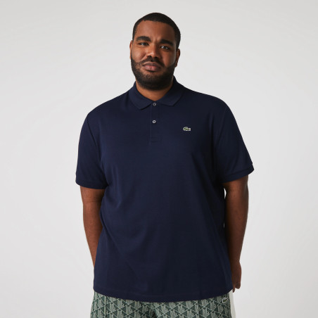 Lacoste - Polo Uomo In Cotone Pima Blu Scuro Prezzo 100,00