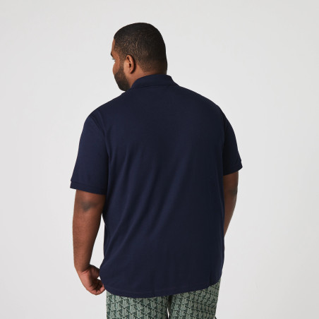Lacoste - Polo Uomo In Cotone Pima Blu Scuro Prezzo 100,00