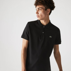 Lacoste - Polo Uomo In Cotone Pima Nero Prezzo 100,00