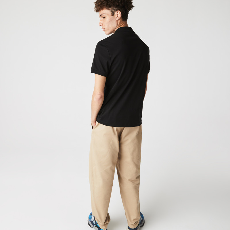 Lacoste - Polo Uomo In Cotone Pima Nero Prezzo 100,00
