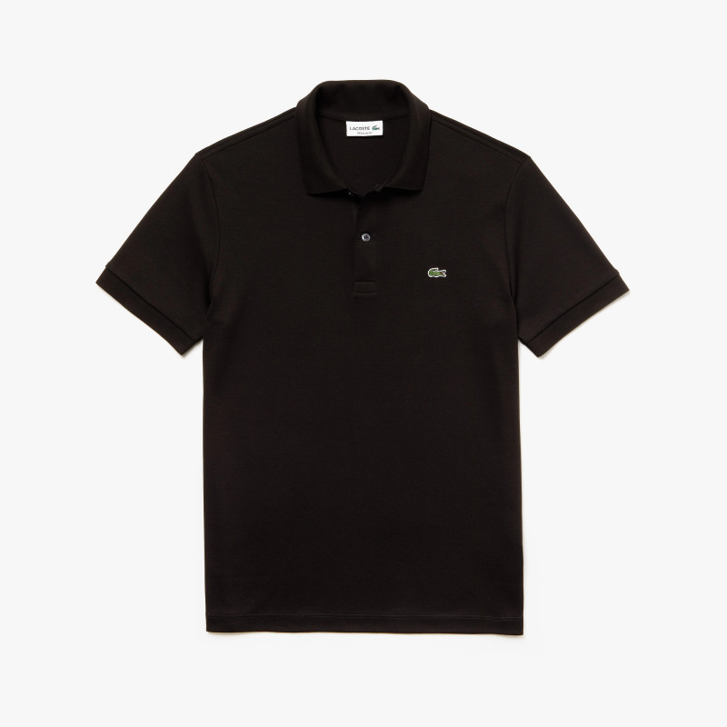 Lacoste - Polo Uomo In Cotone Pima Nero Prezzo 100,00