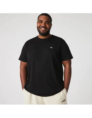 Lacoste - T-Shirt Cotone Pima Nero Prezzo 60,00