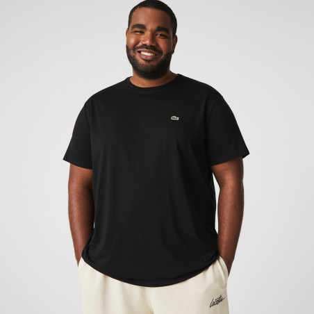 Lacoste - T-Shirt Cotone Pima Nero Prezzo 60,00