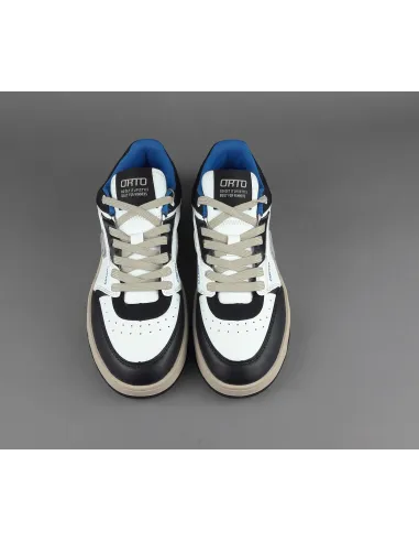 Orto - Sneakers Uomo Eclipse Ecopelle Bianco Nero Marrone Prezzo 98,00