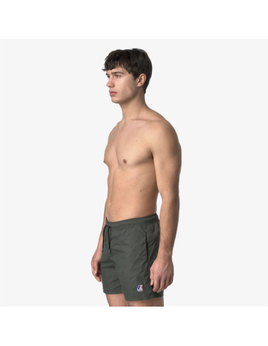 K-Way - Costume Mare Uomo Oliver Nylon Verde Militare Prezzo 70,00