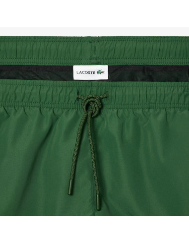Lacoste - Costume Mare Uomo Nylon Verde Prezzo 80,00