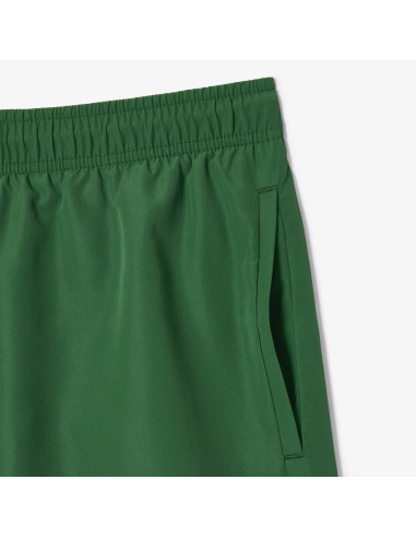 Lacoste - Costume Mare Uomo Nylon Verde Prezzo 80,00