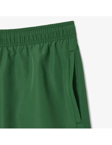 Lacoste - Costume Mare Uomo Nylon Verde Prezzo 80,00