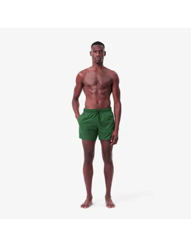 Lacoste - Costume Mare Uomo Nylon Verde Prezzo 80,00
