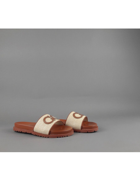 Gio Cellini - Slipper Donna PU Mastice Marrone Prezzo 49,00