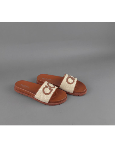 Gio Cellini - Slipper Donna PU Mastice Marrone Prezzo 49,00