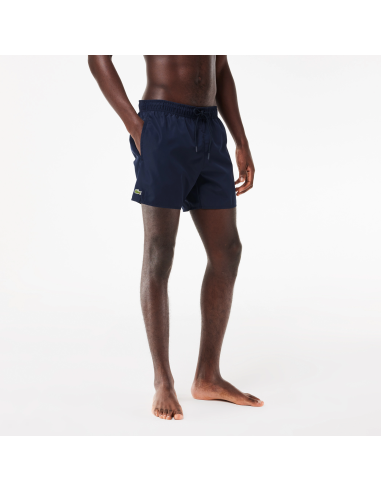 Lacoste - Costume Mare Uomo Nylon Blu Scuro Prezzo 80,00