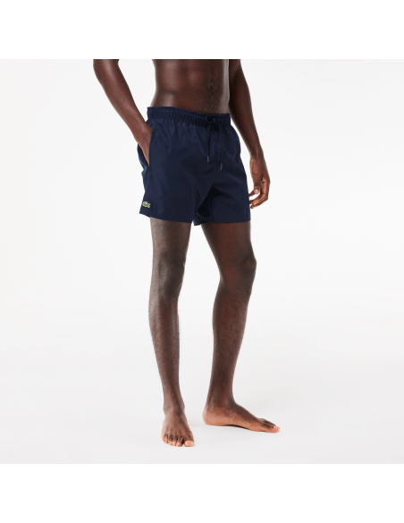 Lacoste - Costume Mare Uomo Nylon Blu Scuro Prezzo 80,00
