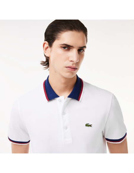 Lacoste - Polo Uomo In Piqué Di Cotone Stretch Prezzo 120,00