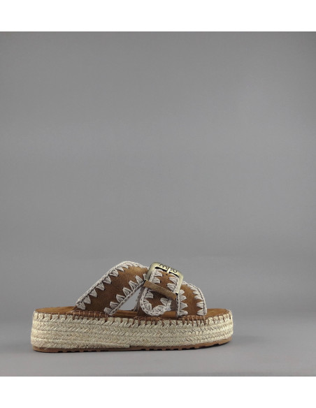 Mou - Sandalo Jute Donna Camoscio Prezzo 199,00