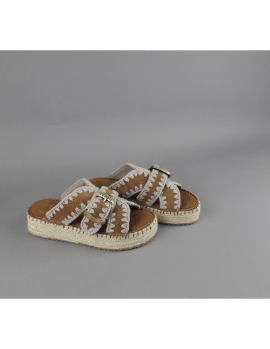 Mou - Sandalo Jute Donna Camoscio Prezzo 199,00