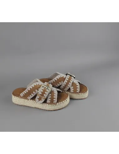 Mou - Sandalo Jute Donna Camoscio Prezzo 199,00