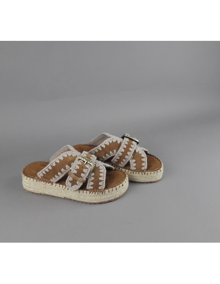 Mou - Sandalo Jute Donna Camoscio Prezzo 199,00