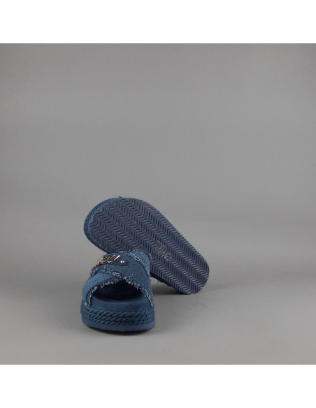 Mou - Sandalo Criss-Cross Donna Denim Prezzo 189,00