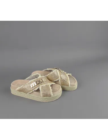 Mou - Sandalo Criss-Cross Donna Rafia Prezzo 199,00