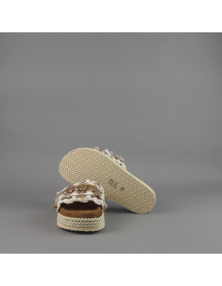 Mou - Sandalo Monoband Donna Tessuto Prezzo 249,00