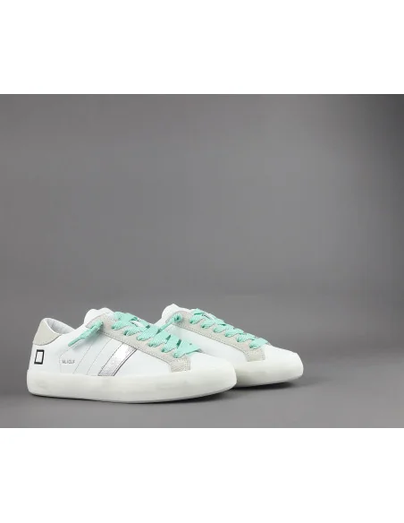 D.A.T.E. - Sneakers Hill Low Donna Pelle Bianco Prezzo 165,00