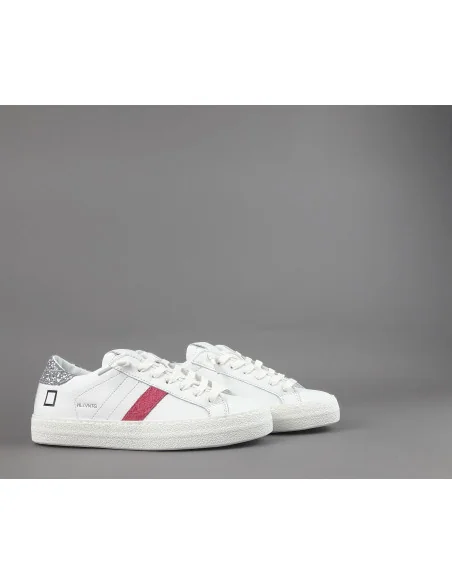 D.A.T.E. - Sneakers Hill Low Vintage Donna Pelle Bianco Prezzo 170,00