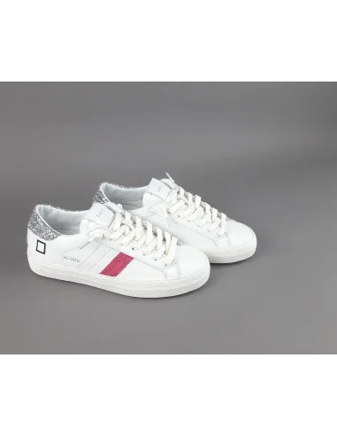 D.A.T.E. - Sneakers Hill Low Vintage Donna Pelle Bianco Prezzo 170,00