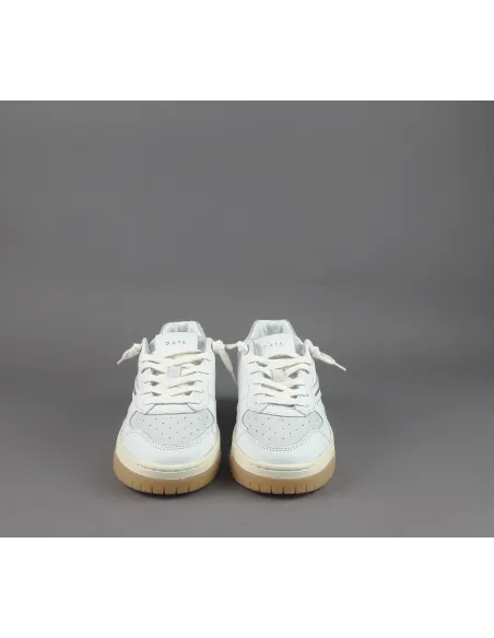 D.A.T.E. - Sneakers Torneo Donna Pelle Camoscio Bianco Prezzo 185,00