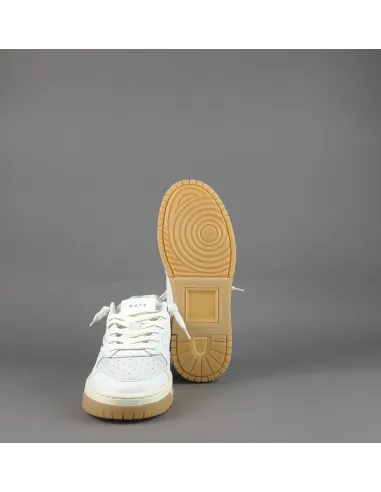 D.A.T.E. - Sneakers Torneo Donna Pelle Camoscio Bianco Prezzo 185,00