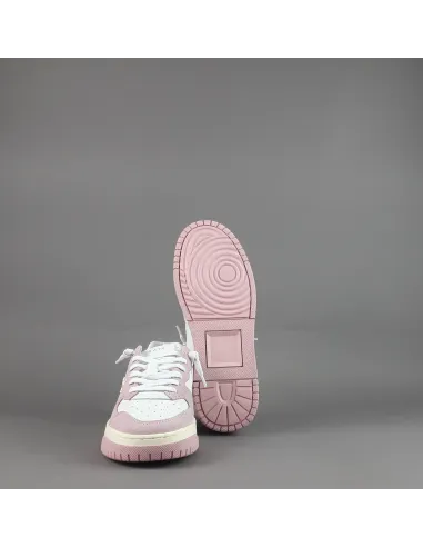 D.A.T.E. - Sneakers Torneo Donna Camoscio Pelle Rosa / Bianco Prezzo 185,00
