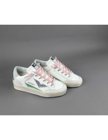 4B12 - Sneakers Kyle Donna Pelle Bianco Prezzo 229,00