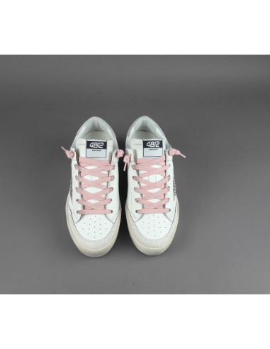 4B12 - Sneakers Kyle Donna Pelle Bianco Prezzo 229,00