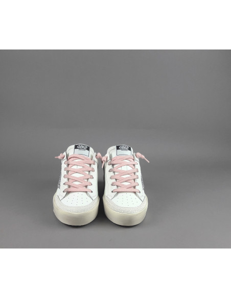 4B12 - Sneakers Kyle Donna Pelle Bianco Prezzo 229,00