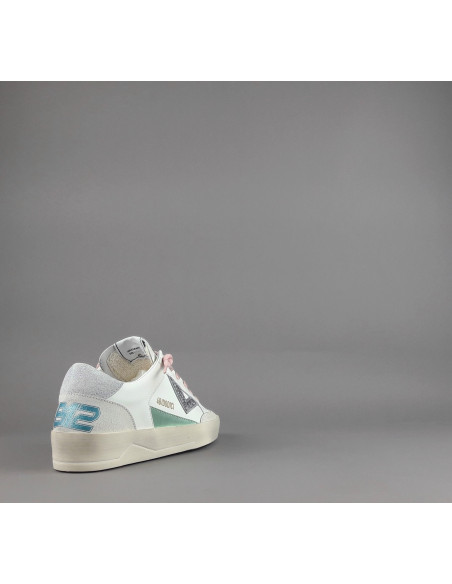 4B12 - Sneakers Kyle Donna Pelle Bianco Prezzo 229,00