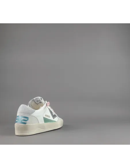 4B12 - Sneakers Kyle Donna Pelle Bianco Prezzo 229,00