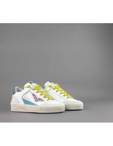 4B12 - Sneakers Kyle Donna Pelle Bianco Prezzo 229,00